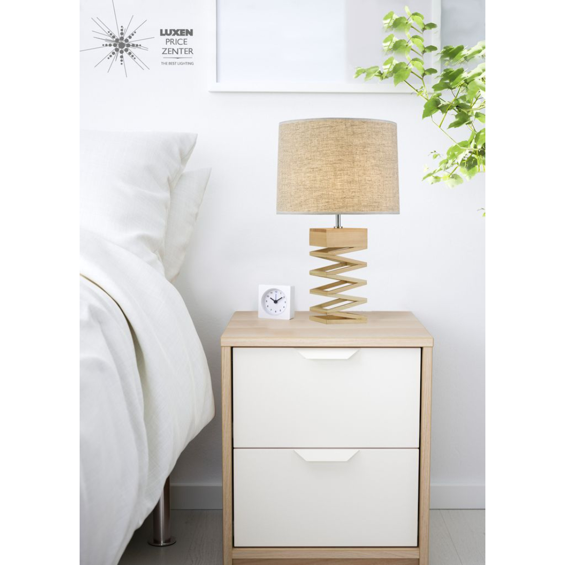 Primrose Engineered Wood Bed Side Table, BSU106